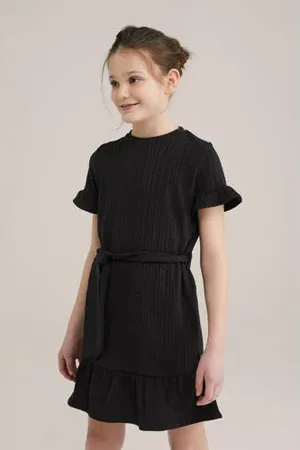 WE Fashion Korte jurk zwart