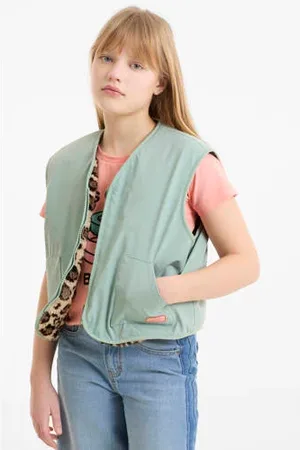 Me & My Monkey Reversible gilet