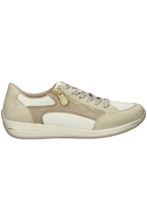 Rieker Leren sneakers beige