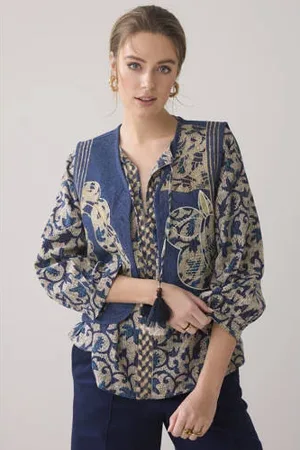 Summum Woman Gilet blauw