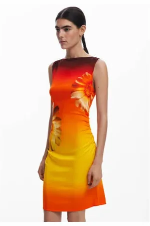 Desigual Korte jurk oranje