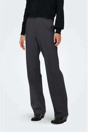 ONLY Wide leg regular waist palazzo broek