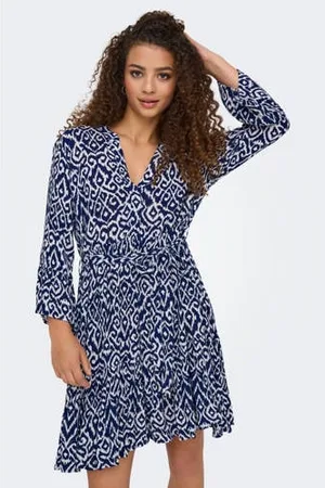 ONLY Korte jurk blauw