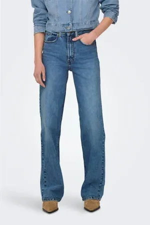 ONLY High waist wide leg jeans