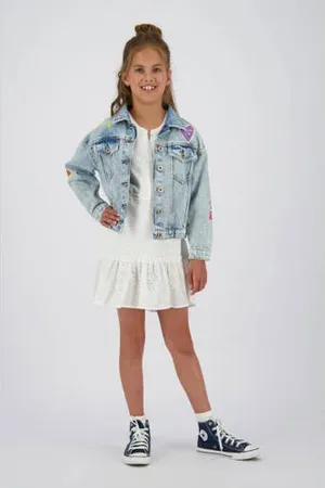 Vingino Spijkerjas light blue denim