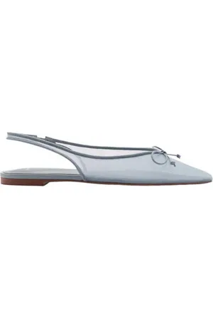 MANGO Slingback loafers blauw