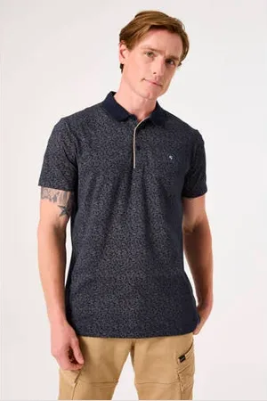 Garcia Regular polo donkerblauw