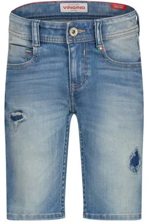 Vingino Regular denim short medium blue denim