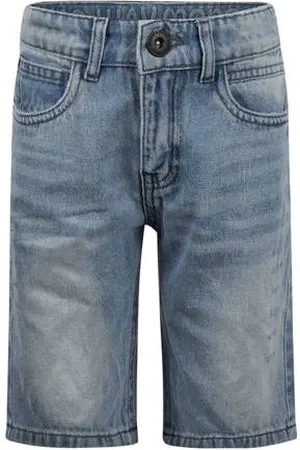 No Way Monday Denim short medium blue denim
