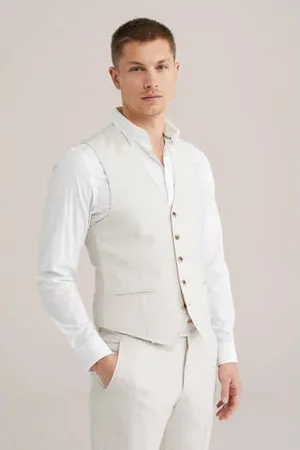 WE Fashion Gilet ecru