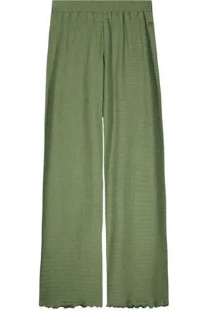 Like Flo Young wide leg casual broek groen