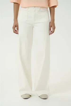 Kaffe Wide leg regular waist broek
