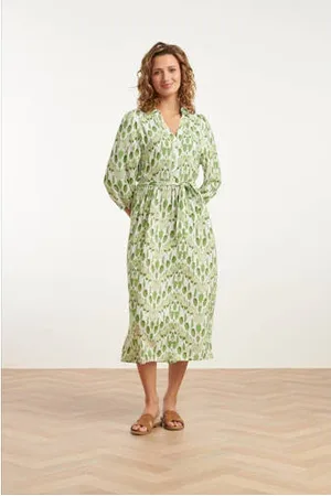 Smashed Lemon Blousejurk groen