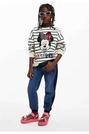 Desigual Regular waist regular fit jeans met pailletten