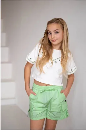 Like Flo Young cargo short groen