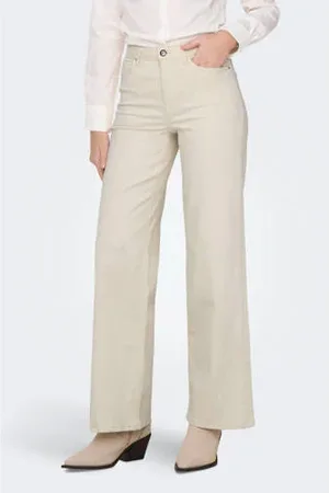 ONLY High waist wide leg jeans