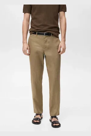 MANGO Slim pantalon kaki