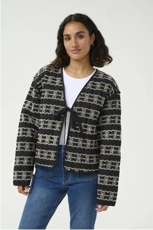 Kaffe Jasje quilted zwart
