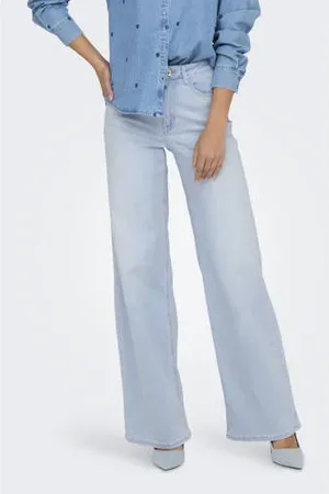 ONLY High waist wide leg jeans