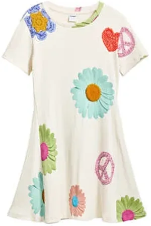 Desigual Korte jurk ecru