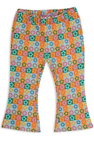 4PRESIDENT Flared broek oranje