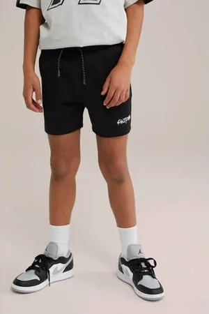 Salty Dog Sweatshort zwart