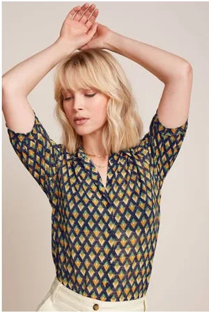 King Louie Blouse blauw
