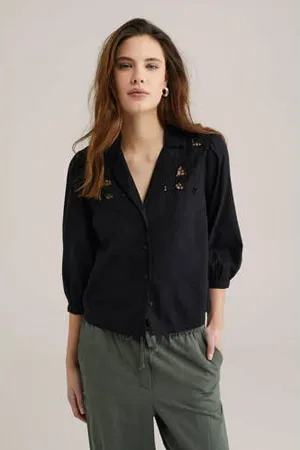 WE Fashion Blouse zwart