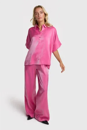 Alix the label Wide leg high waist broek