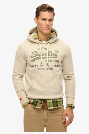 Superdry Hoodie beige