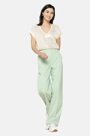 LolaLiza Exclusive wide leg high waist pantalon
