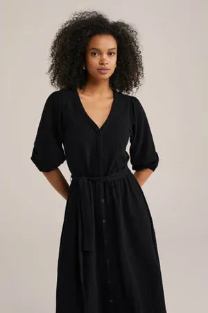 WE Fashion Blousejurk zwart
