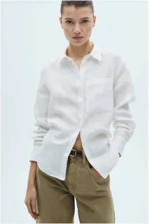 MANGO Blouse wit