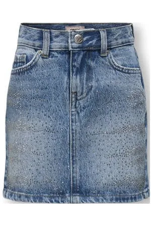 ONLY KIDS GIRL spijkerskort met strass