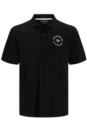 JACK & JONES Regular polo zwart