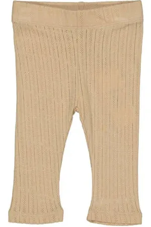 Quapi Newborn regular flared broek beige