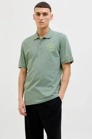 JACK & JONES Regular polo groen
