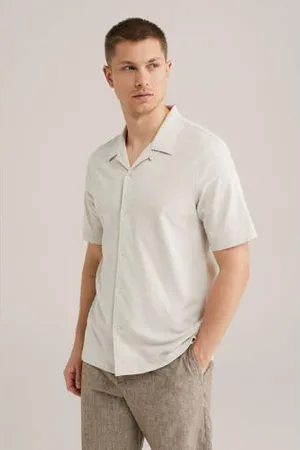 WE Fashion WE Fundamentals casual overhemd ecru