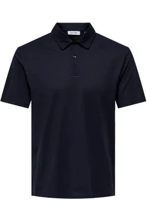 Only & Sons Regular polo donkerblauw