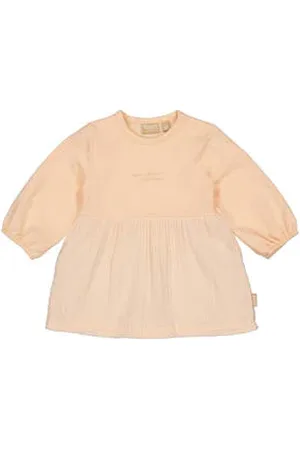 Quapi Newborn midi jurk oranje