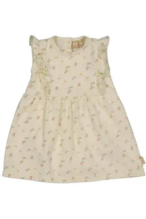 Quapi Newborn korte jurk ecru