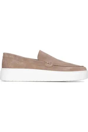 PS Poelman Suède loafers taupe