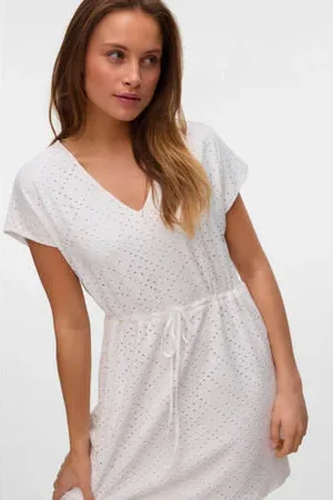 VERO MODA Mini jurk broderie