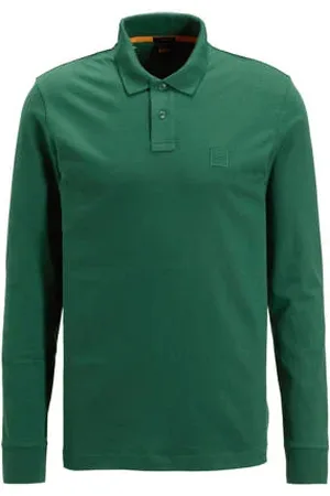 HUGO BOSS Slim polo groen