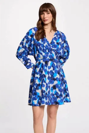 Morgan Korte jurk blauw