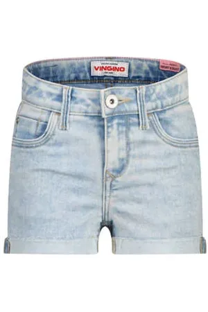 Vingino Regular denim short light blue denim