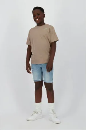 Raizzed Regular denim short light blue denim