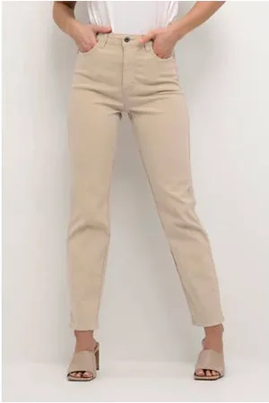 Kaffe High waist straight leg jeans