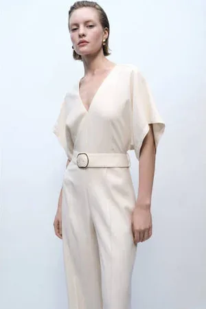 MANGO Wide leg jumpsuit