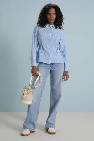 ONLY High waist wide leg jeans